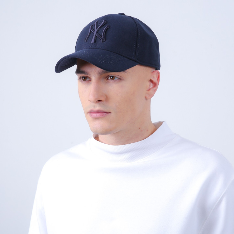 Бейсболка з регулятором чоловіча трикотаж синя ШЕГ 923-621, фото 4