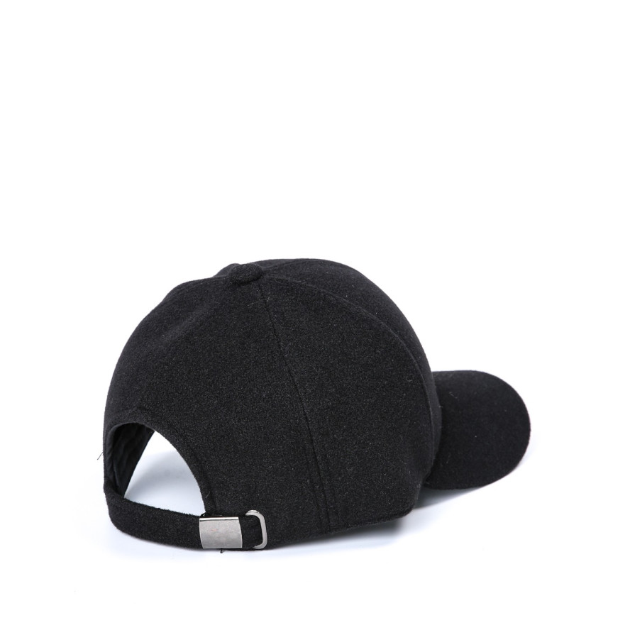 Бейсболка з регулятором жіноча кашемір чорна ШЕР-2 925-946, фото 2