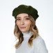 Берет женский шерсть зеленый FLORA SUPER 267-925, фото 4