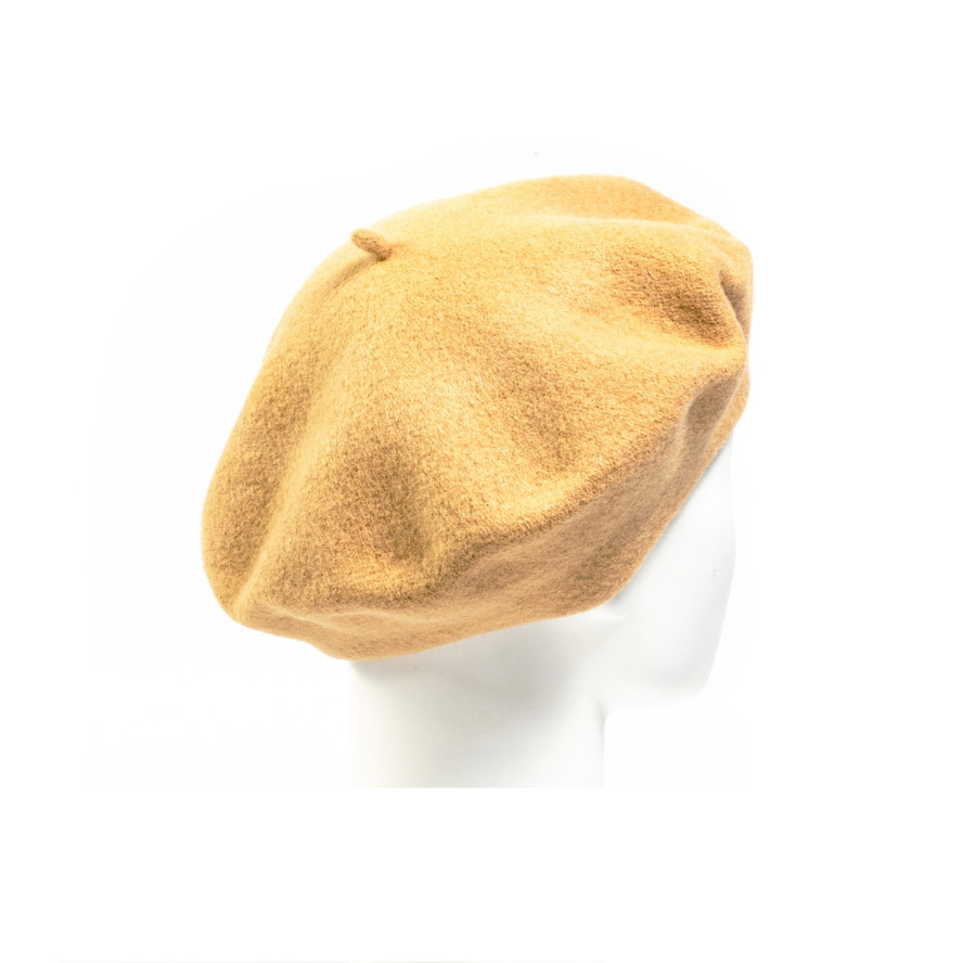 Берет жіночий вовна бежевий FLORA SUPER 267-925, фото 2
