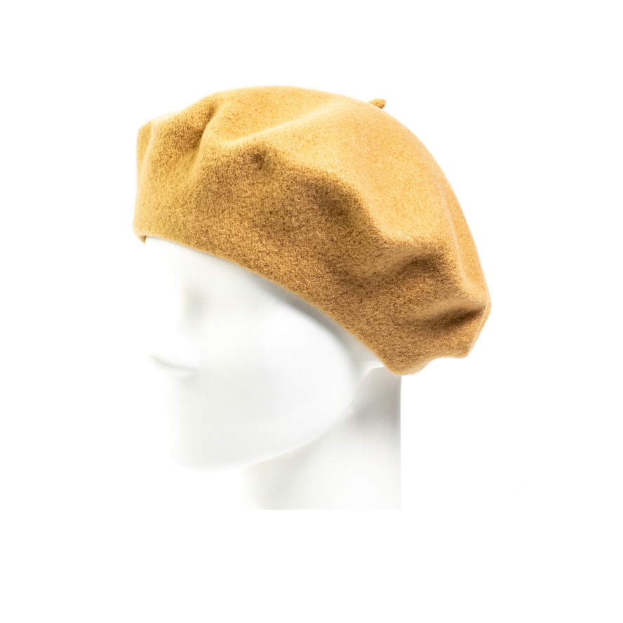 Берет жіночий вовна бежевий FLORA SUPER 267-925, фото 1