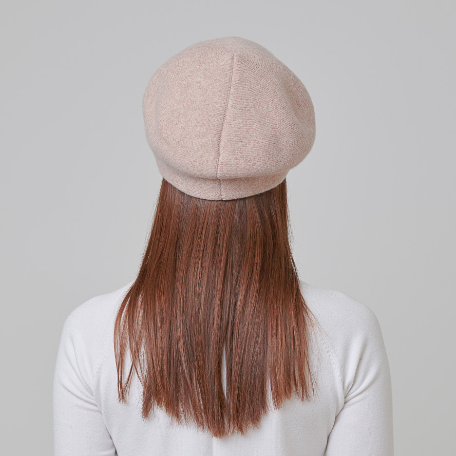 Берет жіночий вовна бежевий MARY 955-609, фото 6