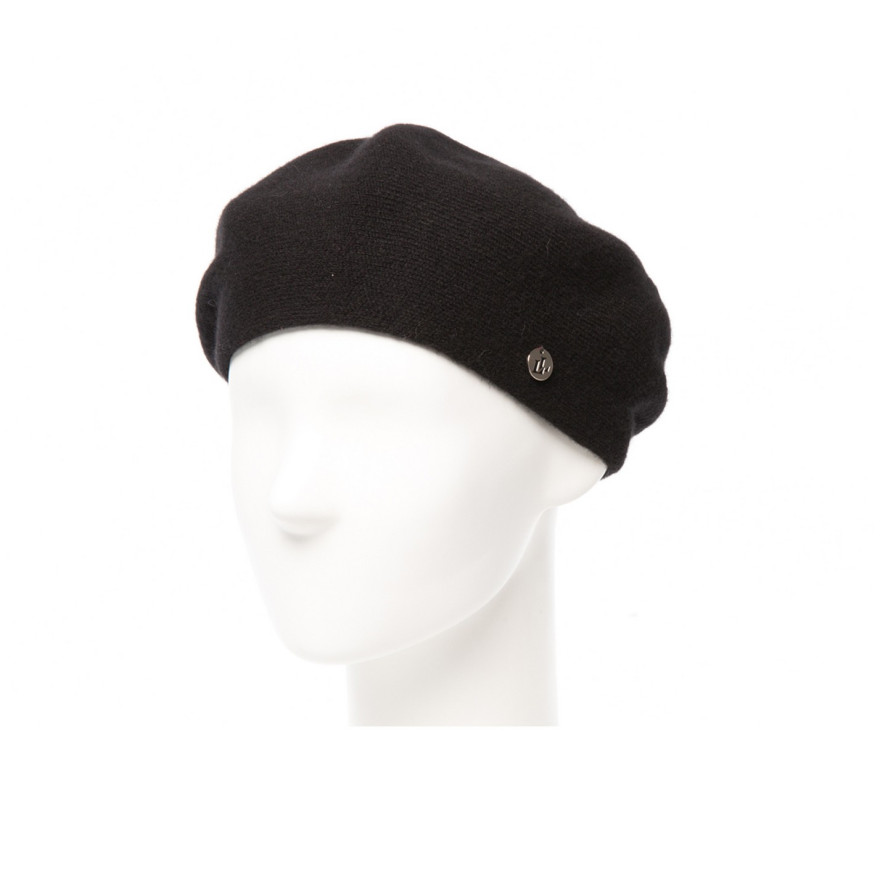Берет жіночий вовна чорний MARY 955-616, фото 1