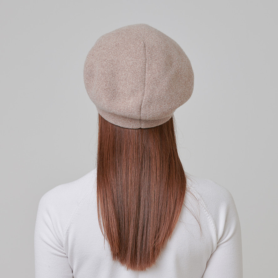 Берет женский шерсть бежевый MARY 955-630, фото 6