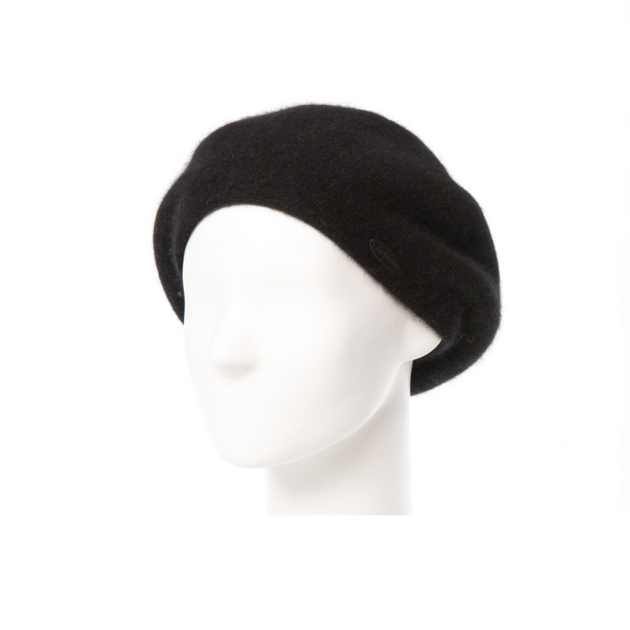 Берет жіночий ангора чорний ROSE 955-647, фото 1