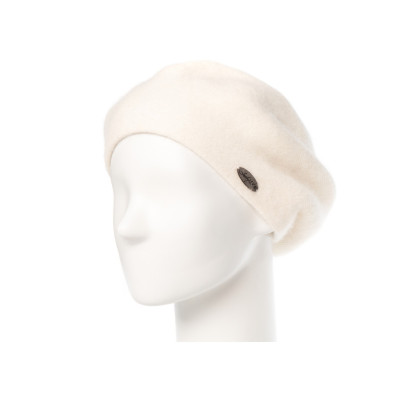 Берет жіночий ангора молочний ROSE 955-685