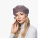 Берет женский вискоза коричневый АГНИС 283-121, фото 4