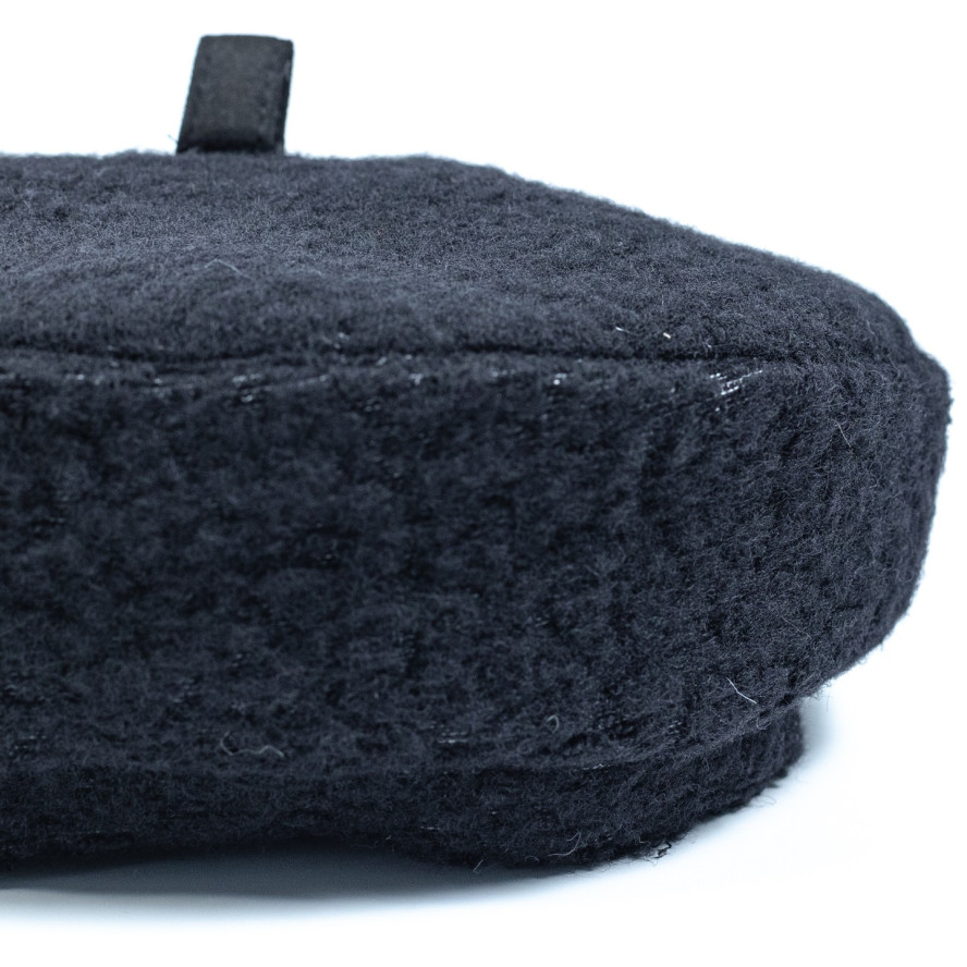 Берет женский шерсть черный ЗАРИНА 577-428, фото 2