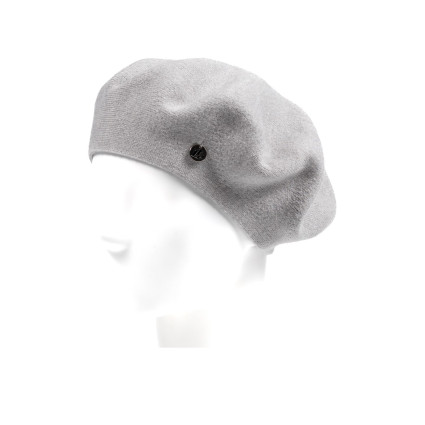 Берет жіночий віскоза з вовною сірий НОНА 584-242 Берет жіночий віскоза з вовною сірий НОНА 584-242