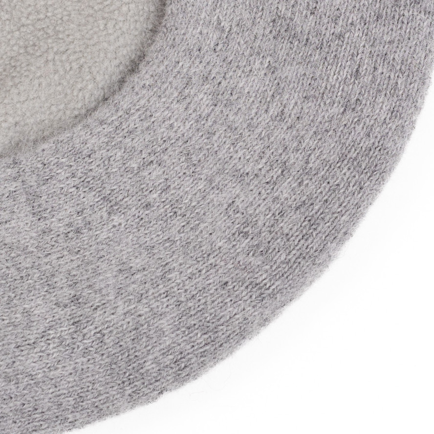 Берет жіночий ангора сірий ЗОРЯНА 599-284, фото 3