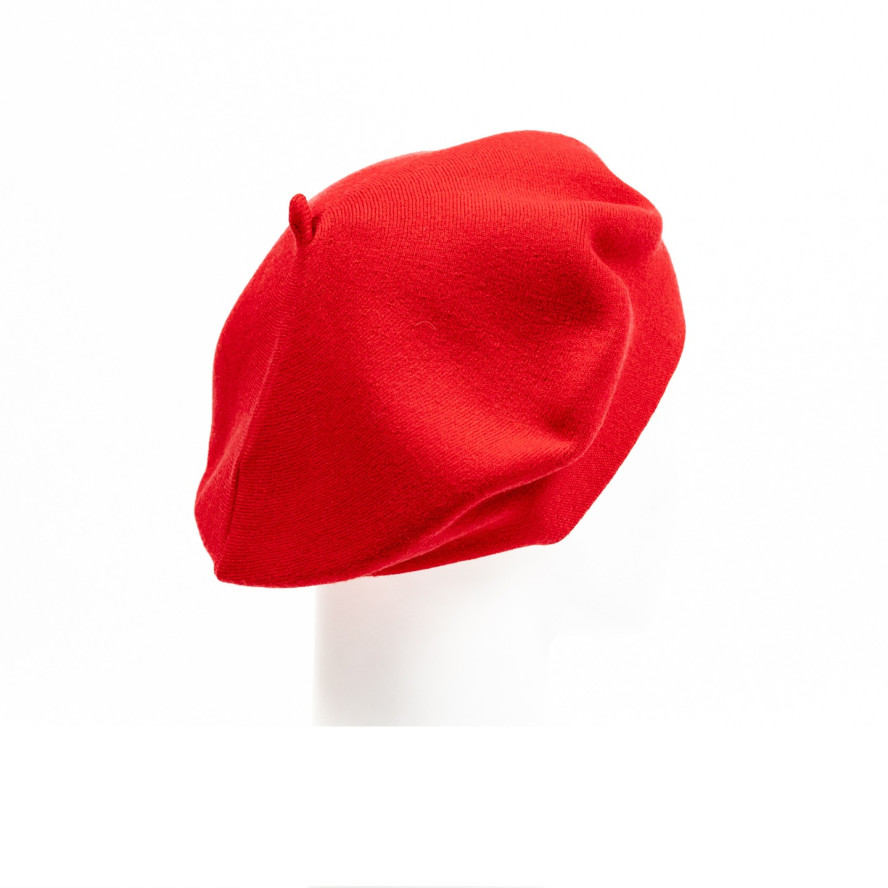 Берет женский вискоза красный ЛЕЙЛА 614-802, фото 2