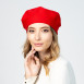 Берет женский вискоза красный ЛЕЙЛА 614-802, фото 4