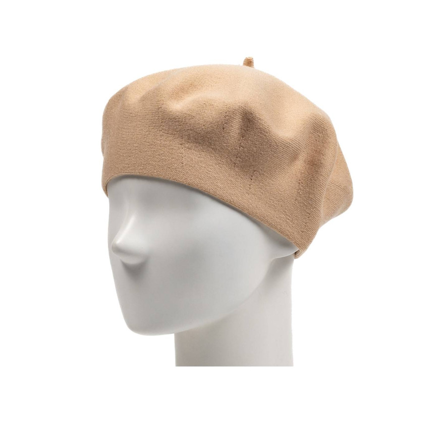 Берет жіночий віскоза бежевий ЛЕЙЛА 614-819, фото 1