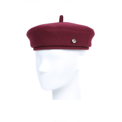 Берет жіночий вовна бордовий АНІЛА 880-108