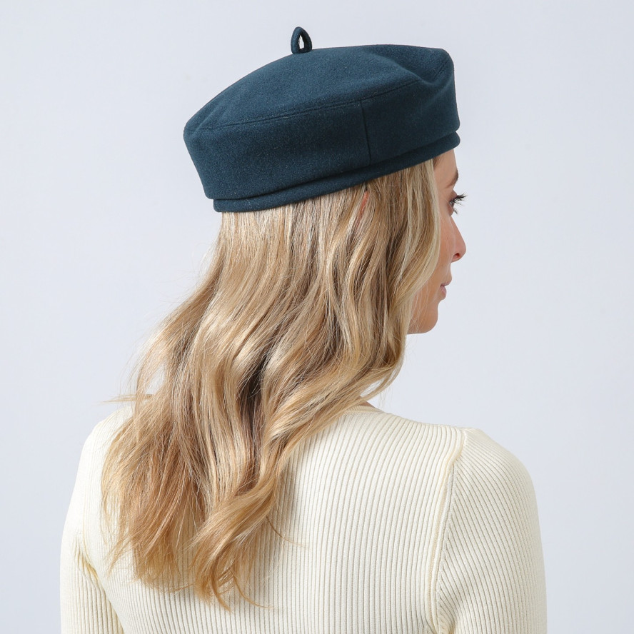 Берет женский шерсть зеленый АНИЛА 892-644, фото 4