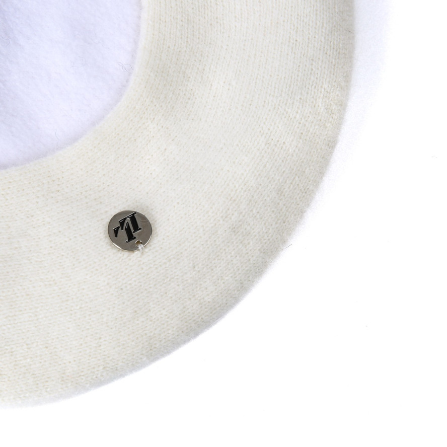 Берет женский ангора молочный ЗОРЯНА 899-292, фото 3