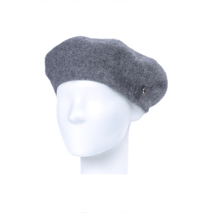 Берет жіночий ангора сірий ЗОРЯНА 899-308