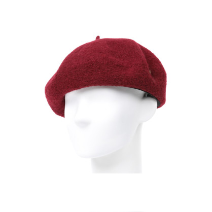 Берет жіночий вовна бордовий СІНА 952-911 Берет жіночий вовна бордовий СІНА 952-911