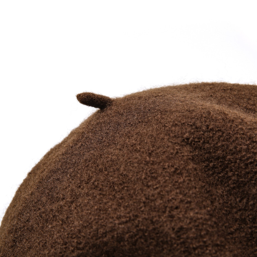 Берет жіночий вовна коричневий СІНА 952-935, фото 3