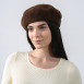 Берет жіночий вовна коричневий СІНА 952-935, фото 4