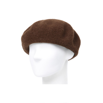 Берет жіночий вовна коричневий СІНА 952-935 Берет жіночий вовна коричневий СІНА 952-935