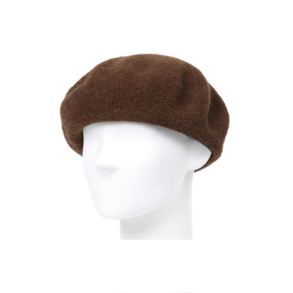 Берет женский шерсть коричневый СИНА 952-935