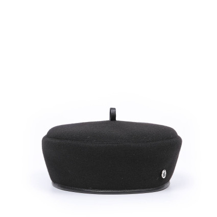 Берет жіночий кашемір чорний ФРЕН 967-588