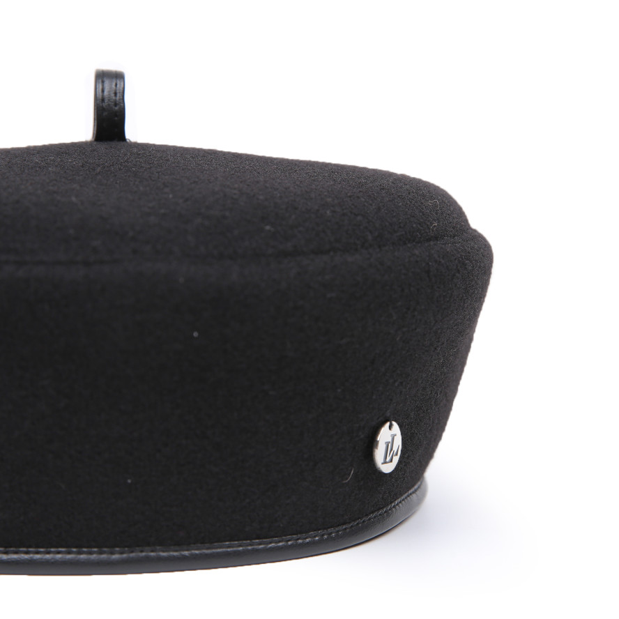 Берет женский кашемир черный ФРЕН 967-588, фото 2