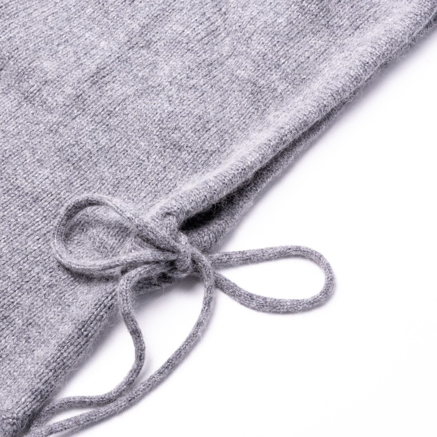 Капор жіночий ангора з віскозою сірий SUSAN 954-633, фото 2