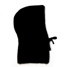 Капор женский ангора черный BILLIE 237-063