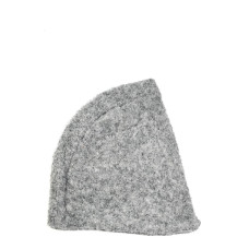 Капор-капюшон жіночий вовна з поліестером сірий BARBARA 347-007