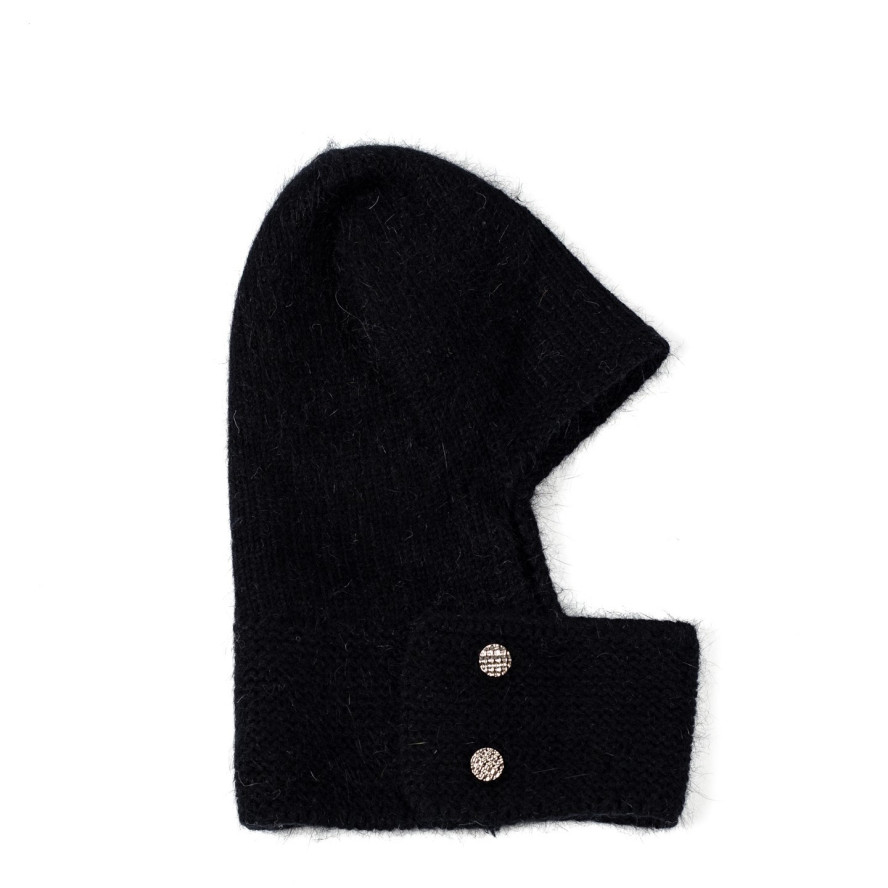 Балаклава жіноча ангора чорнай САМІРА 580-763, фото 1