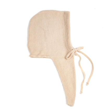 Капор женский ангора бежевый ЛИНА 586-444