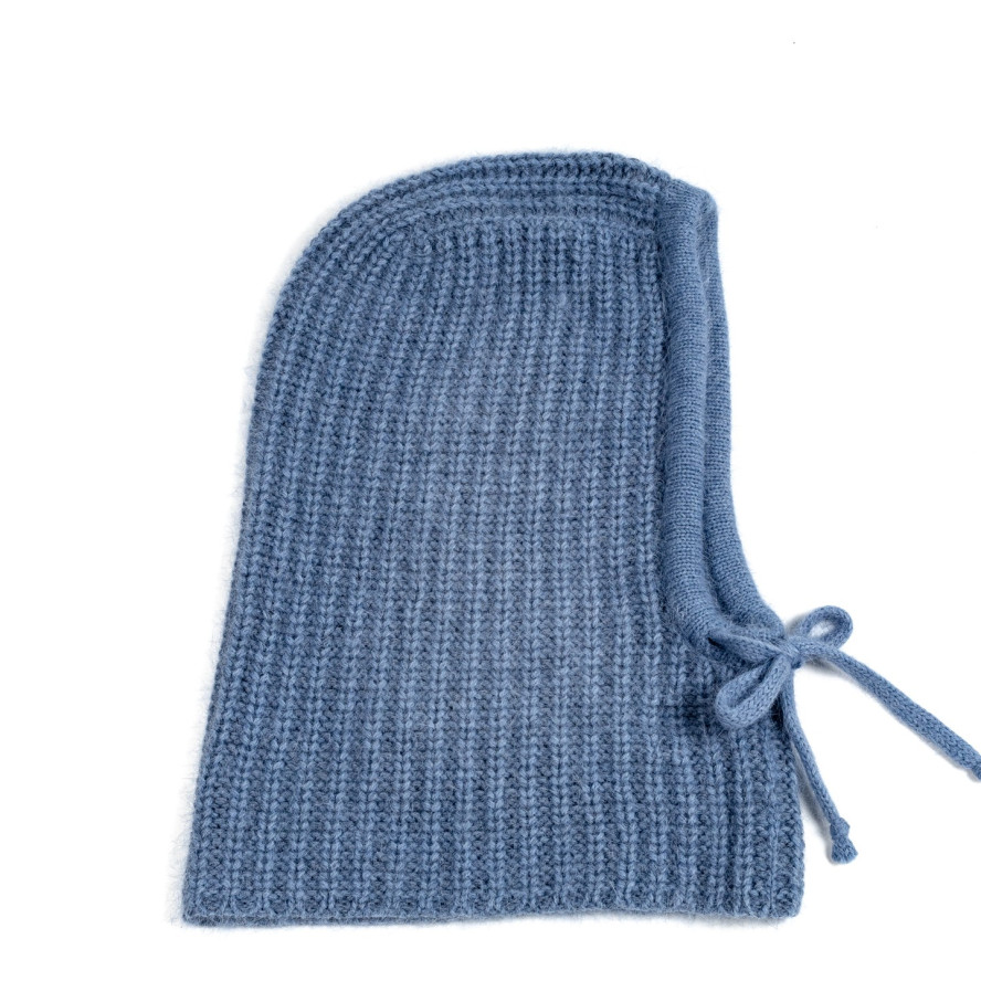 Капор жіночий ангора синій СОЛОМІЯ 589-230, фото 1