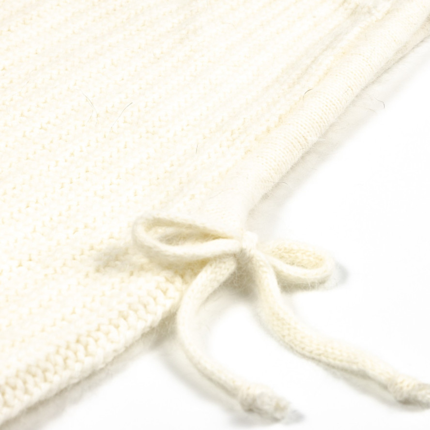 Капор жіночий ангора молочний СОЛОМІЯ 589-247, фото 2