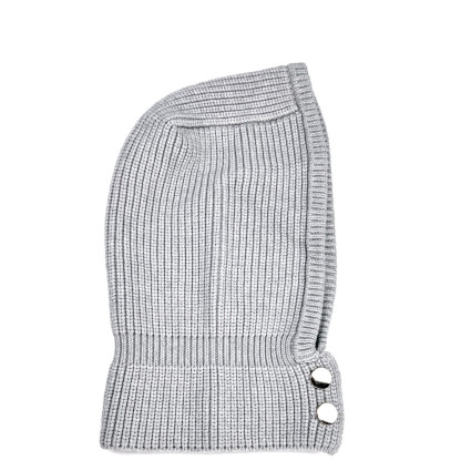 Капор жіночий віскоза з вовною сірий ПАВЛИНА 594-067