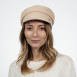 Кепка-картуз женская кашемир бежевая LEA 554-061, фото 4