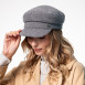 Кепка-картуз жіноча кашемір сіра LEA 554-085, фото 3