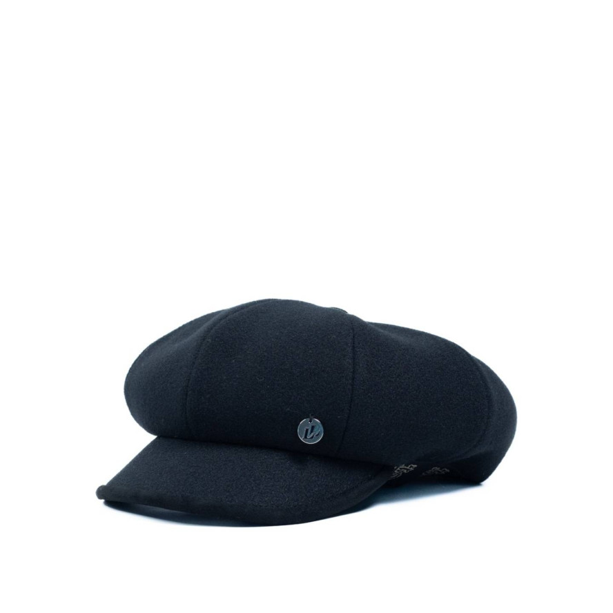 Кепка-восьмиклинка женская фетр черная АРКАДА 566-194, фото 1