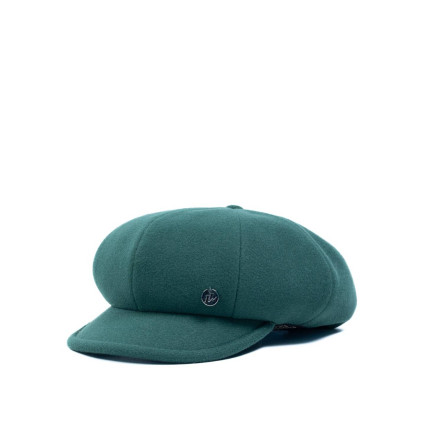 Кепка-восьмиклинка жіноча фетр зелена АРКАДА 566-217