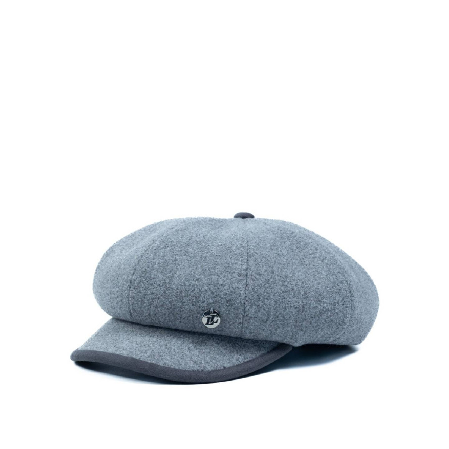 Кепка-восьмиклинка женская фетр серая АРКАДА 566-224, фото 1