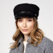 Кепка-картуз жіноча вовна чорна КЕТРІН 610-569, фото 4