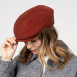 Кепка-реглан женская шерсть коричневая НИКЕЛЬ 610-590, фото 4
