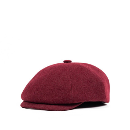 Кепка-восьмиклинка жіноча вовна бордова ЕЛЛА 610-620