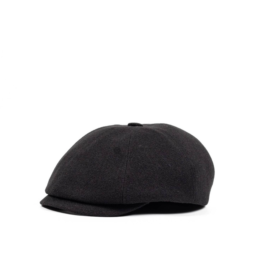 Кепка-восьмиклинка жіноча вовна чорна ЕЛЛА 610-637, фото 1