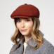 Кепка-восьмиклинка жіноча вовна коричнева ЕЛЛА 610-644, фото 5