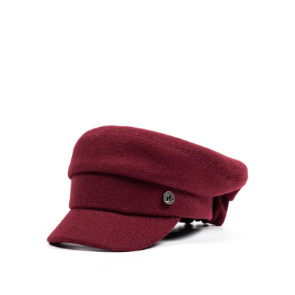 Кепка-картуз жіноча кашемір бордова LEA 615-328 Кепка-картуз жіноча кашемір бордова LEA 615-328