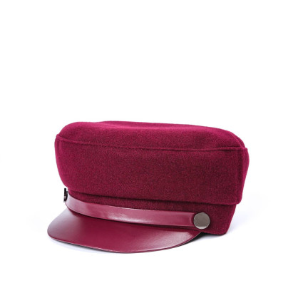 Кепка-картуз жіноча вовна бордова КЕТРІН 651-012 Кепка-картуз жіноча вовна бордова КЕТРІН 651-012