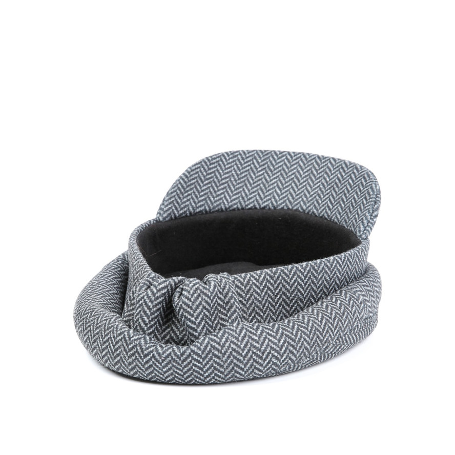 Кепка-картуз жіноча кашемір сіра LEA 717-824, фото 3