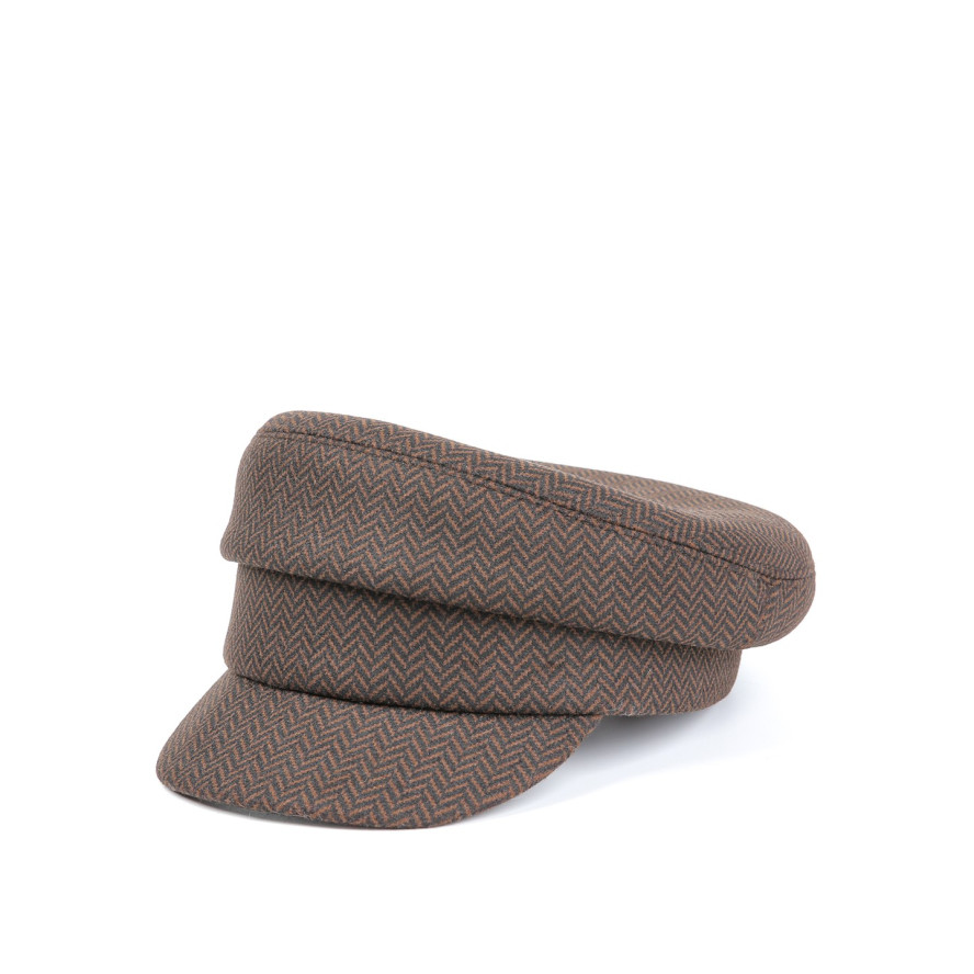 Кепка-картуз женская кашемир коричневая LEA 717-831, фото 1